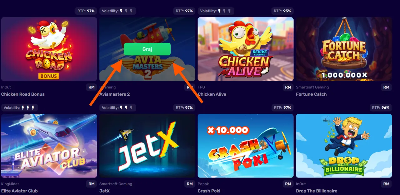 Crash Games w Magic365